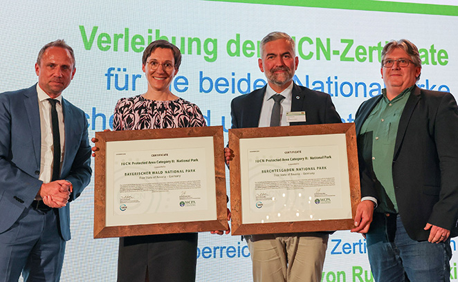 >Festakt zur IUCN-Zertifizierung