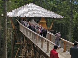 31. Mai 2002 - Einweihung des Wildniscamps am Falkenstein. Foto: Rainer Pöhlmann