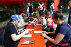 Ganz im Zeichen der Fledermaus stand der Stand des Naturparks Bayerischer Wald.